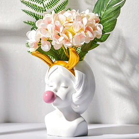 Creative Nordic Resin Vase - Charming Flowerpot