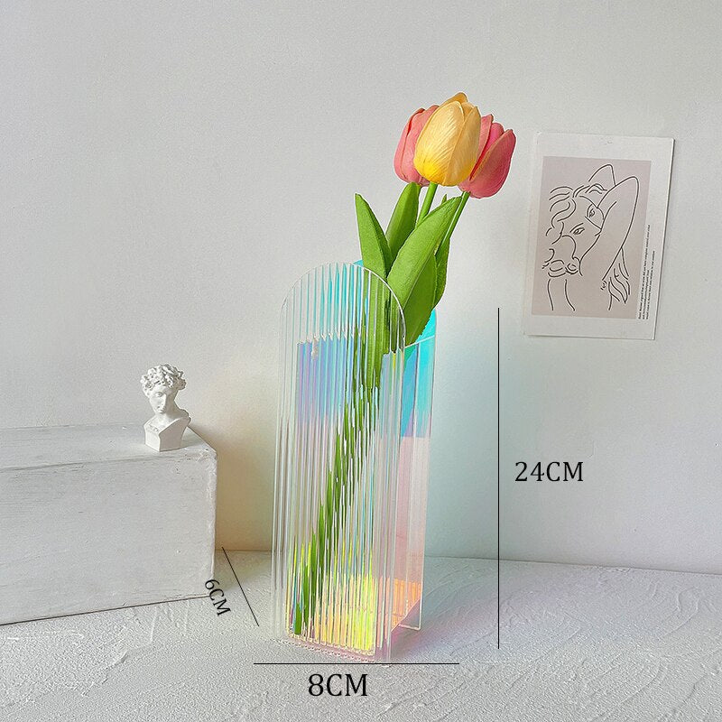 Fantasy Decorative Acrylic Vase | Modern Home Decoration