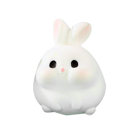 2023 Cute Rabbit Figurine: Kawaii Animal Miniature for Home Decor