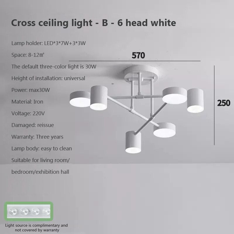 Romantic LED Chandelier - Minimalist Ceiling Lamp
