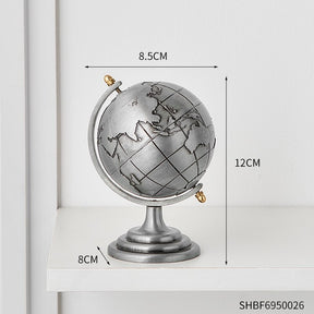 Metal Globe Model: Modern Living Room Decor