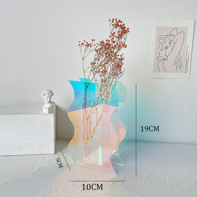 Fantasy Decorative Acrylic Vase | Modern Home Decoration